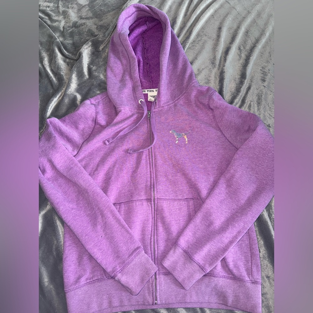PINK zip up hoodie